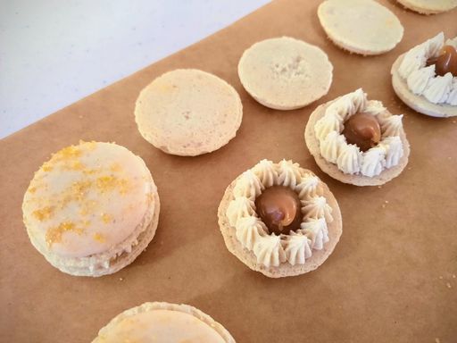 Salted Carmel Macarons
